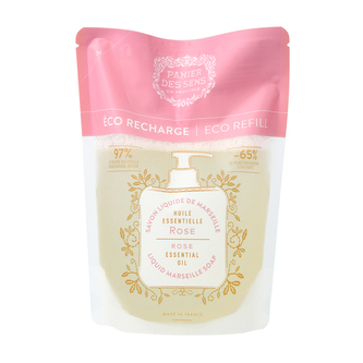 Panier des Sens Tekuté mýdlo - náhradní náplň Rejuvenating Rose (Eco Refill Liquid Marseille Soap) 500 ml woman