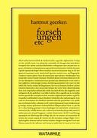 forschungen etc