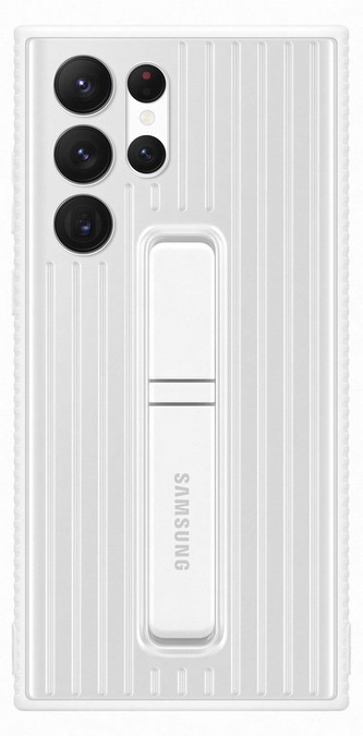 Samsung Protective Standing Cover S22 Ultra, White