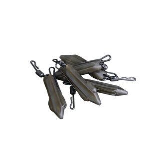 RIDGEMONKEY: Závěska Connexion Uni Lead Clip Camo Brown 5ks