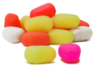 Umělá kukuřice L plovoucí 10 ks Vanilla,fluo yellow, 10x13mm