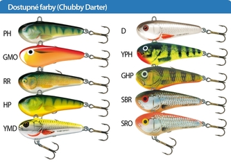 Salmo rybářské woblery chubby Darter CD6 barva PH