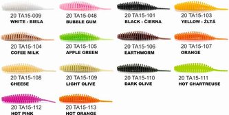 Dipované umělé nástrahy FishUP Tanta 38mm / 10ks Barva: Orange