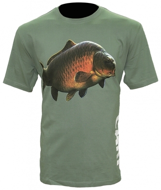 Tričko Carp T-Shirt Olive Green Velikost M