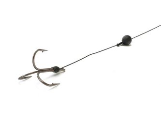 Sumcový návazec s trojháčkem a chrastítkem 4/0 ,100 kg / 100cm