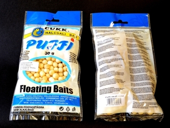 Puffi střední foukaný chleba- 30g Vanilka