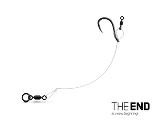Návazec THE END CHOD Rig 4ks - 6cm / 0.45mm/#6