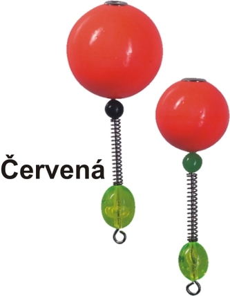 Rybářské signalizátory před špičku PS červené pr. 14mm