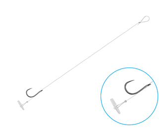 Feederový návazec FLR Quickstop / 6ks - 8cm #8 SM
