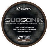 SONIK: Vlasec Sub Brown 0,38mm 22lb 3000m
