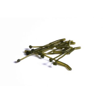 RIDGEMONKEY: Rovnátko Connexion D-Rig Kickers Large Weed Green 10ks