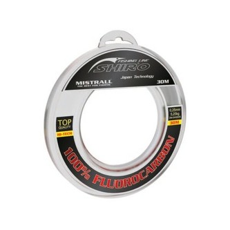 Vlasec Shiro 100% fluorocarbon 30 m, průměr 0,25 mm
