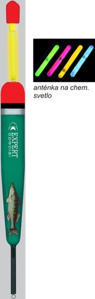 Rybářský balzový splávek (na živou nás.) EXPERT 8g/19cm