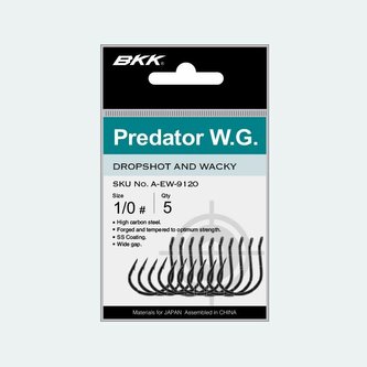 BKK: Háček Predator WG Velikost 2 6ks