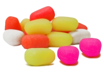 Umělá kukuřice L plovoucí 12 ks barva fluo pink, 10x13mm