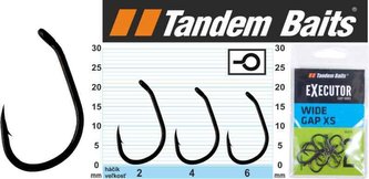 Háček Executor Carp Wide Gap XS 10ks velikost: 4