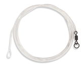 Návazec Ring Swivel Fluo průhledný, 70 cm/30 lb