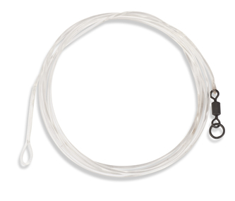 Návazec Ring Swivel Fluo průhledný, 70 cm/30 lb