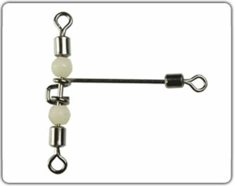 Rolling swivel Cross - line T-shape velikost 12 x 14 / 5ks