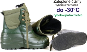Holínky Tramp do -30 ° zelené č. 40
