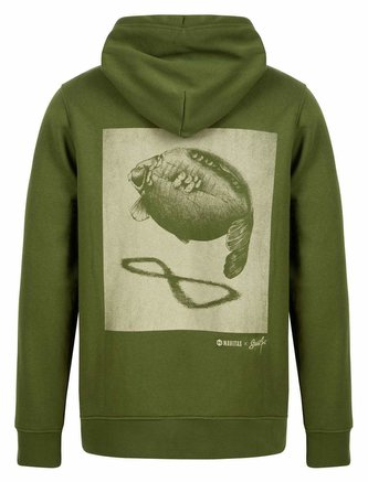 NAVITAS: Mikina Stannart Shadow Hoody Green Velikost M
