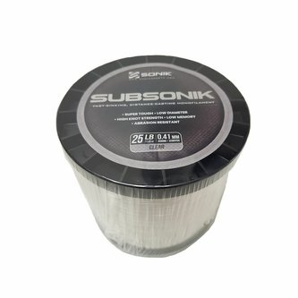 SONIK: Vlasec Sub Clear 0,38mm 22lb 3000m