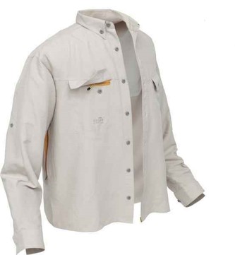 Košile Polybrush 2 dlouhý rukáv - písková Velikost: XXXL