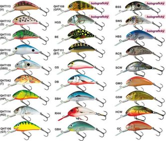 Salmo rybářské woblery Hornet H5SDR barva BSS