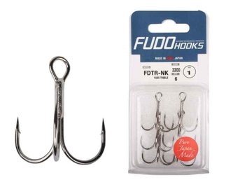 Fudo rybářský trojháček 6ks Velikost: 4