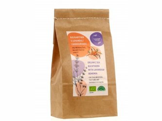 BIO Levandule Chodouňská BIO Rakytník s Levandulí Chodouňskou pro přípravu nálevů a čajů, sirupů 50 g