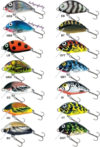 Rybářské woblery tiny IT3S barva YT Rybářské woblery tiny IT3S barva YT