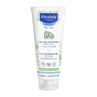 Mustela Bébé šampon a sprchový gel 2v1 2-In-1 Hair & Body Shampoo 200 ml