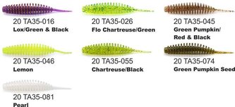 Dipované umělé nástrahy FishUP Tanta 3,5-9cm 5ks barva: Caramel / Green & Black