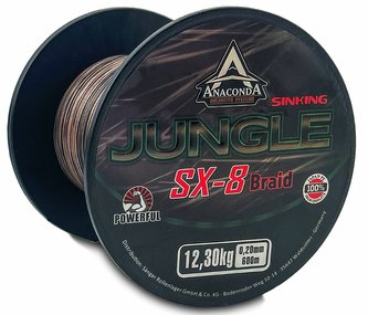 šňůra Jungle SX-8, 600 m/0,25 mm