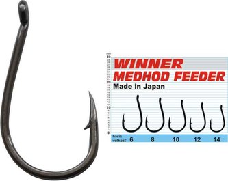 Háček - Profi Method Feeder MF X7 / 10ks balení 10ks balení - MF X7 - velikost 14