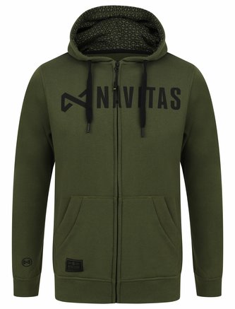 NAVITAS: Mikina CORE Zip Hoody Green Velikost M