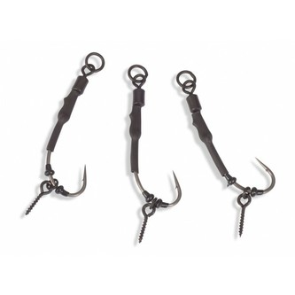 Háček Piercer Ronnie Rig Curve Shank Micro Barb Velikost 4, 3ks/bal
