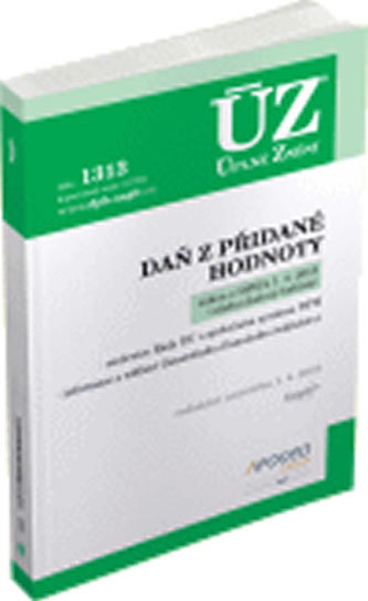 ÚZ 1313 Daň z přidané hodnoty ÚZ 1313 Daň z přidané hodnoty