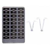 Zarážky Invisible V-Sape Stops Velikost S, 96ks/bal