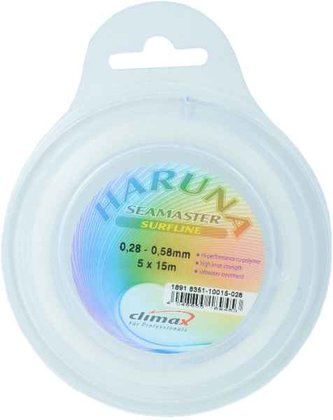 Ujímaný silon Haruna Surf - 5 x15m 0,26mm - 0,58mm