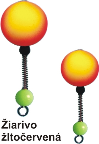 Rybářské signalizátory před špičku PS zářivě žluté pr.14mm