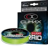 Pletená šňůra Climax iBraid U-Light neon-zelená 135m Průměr: 0,08mm / 6kg