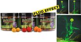 SuperFeed- Diffusion Mini Boilies-plovoucí 14-16mm / 90g Shrimp&#38;BlackPeper - Diffusion efekt-červený