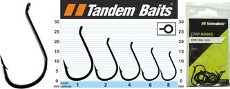 Rybářské háčky kaprové Stiff Rig Hook Tandem Baits velikost 8, 10ks