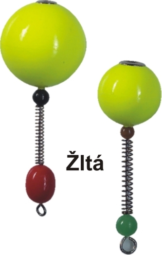 Rybářské signalizátory před špičku PS žluté pr. 18mm