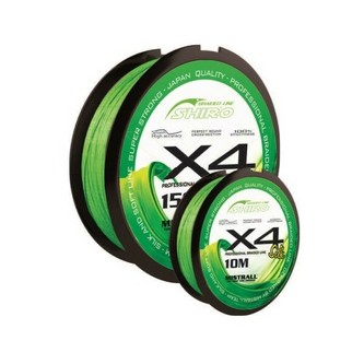 šňůra Shiro Braided Line X4 150m, průměr: 0,17 mm