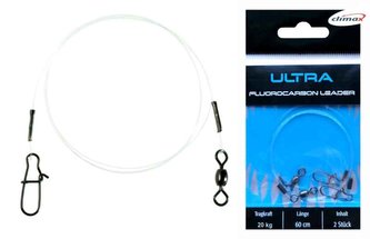 Fluorocarbon návazec 60cm / 2ks nosnost 10kg