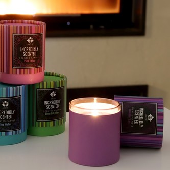 ARÔME Svíčka 120 g, v papírové tubě, Pink Lotus