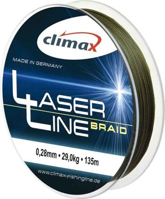šnůra 135m - Laser Braid Olive SB 6 vláken 135m 0,08mm / 6,4kg