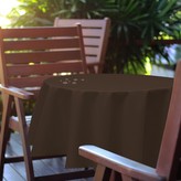 Venkovní kulatý ubrus GARDEN tmavě hnědá, O 150 cm Mybesthome
